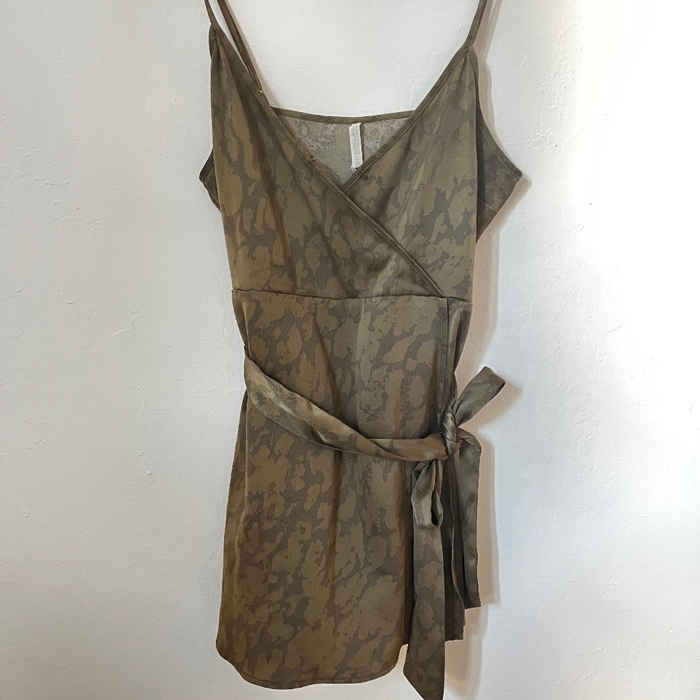 Urban Outfitters Satin Skort Romper